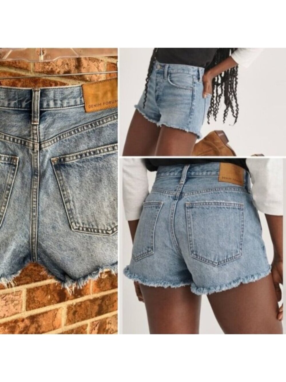 Aritzia Denim  * Forum The Ex-Boyfriend Hi-Rise Denim Short 100% cotton EUC